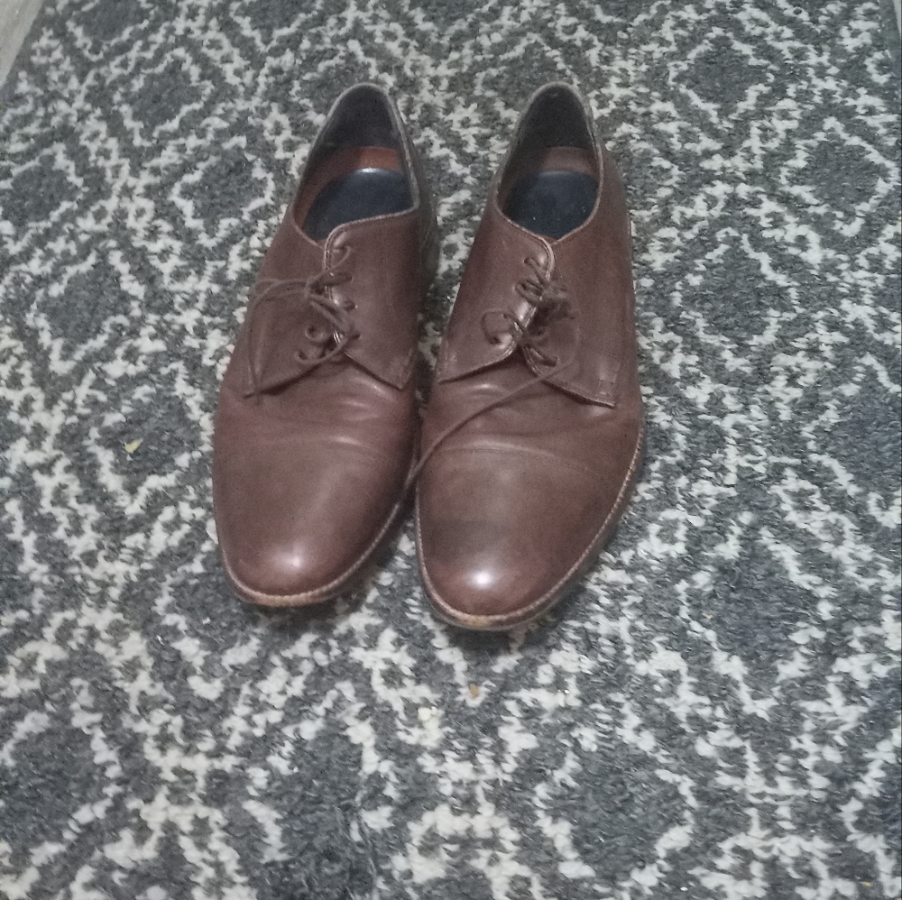 Brown Leather Cole Hann men shoes size 10